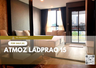 Condos for sale : Urgent sale ✨ Atmoz Ladprao 15 ✨ Fully furnished and equipped with electrical appliances, near MRT Lat Phrao