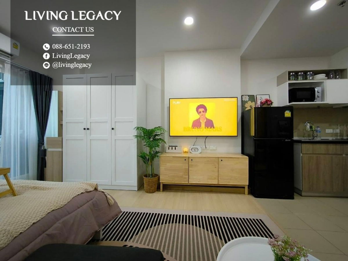 รูป LX4FW1L5 ให้เช่าคอนโด Supalai Veranda Ramkhamhaeng 28 ตร.ม. ชั้น 7 ตึก C line id : @livinglegacy - รูปที่ 4/7