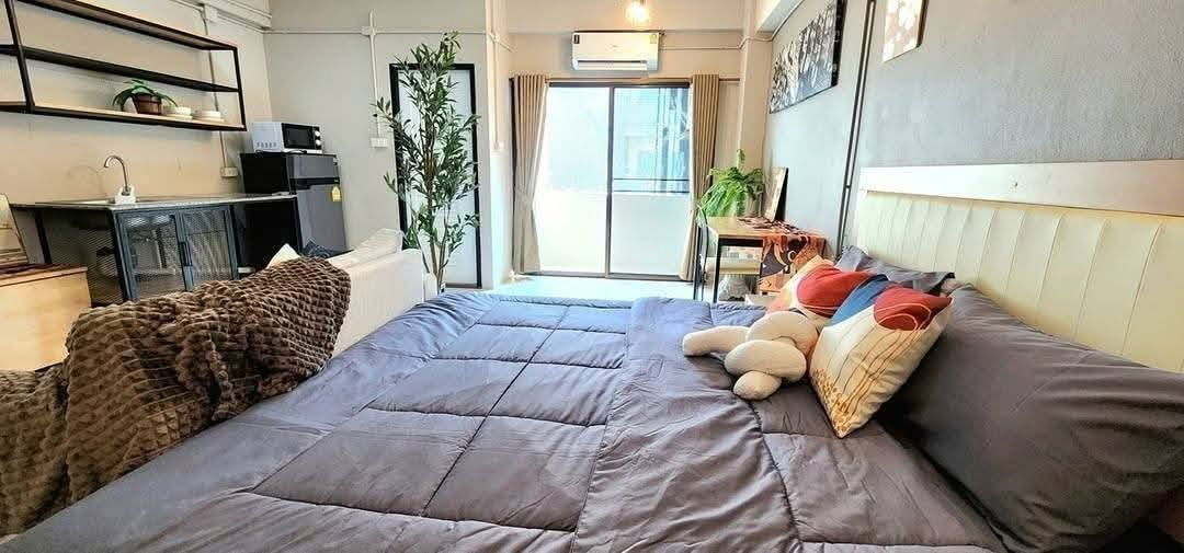 รูป คอนโดเช่า แอร์พอร์ตโฮมคอนโด ใกล้สนามบินและศูนย์การค้า! ✈️🛍️ - รูปที่ 5/7