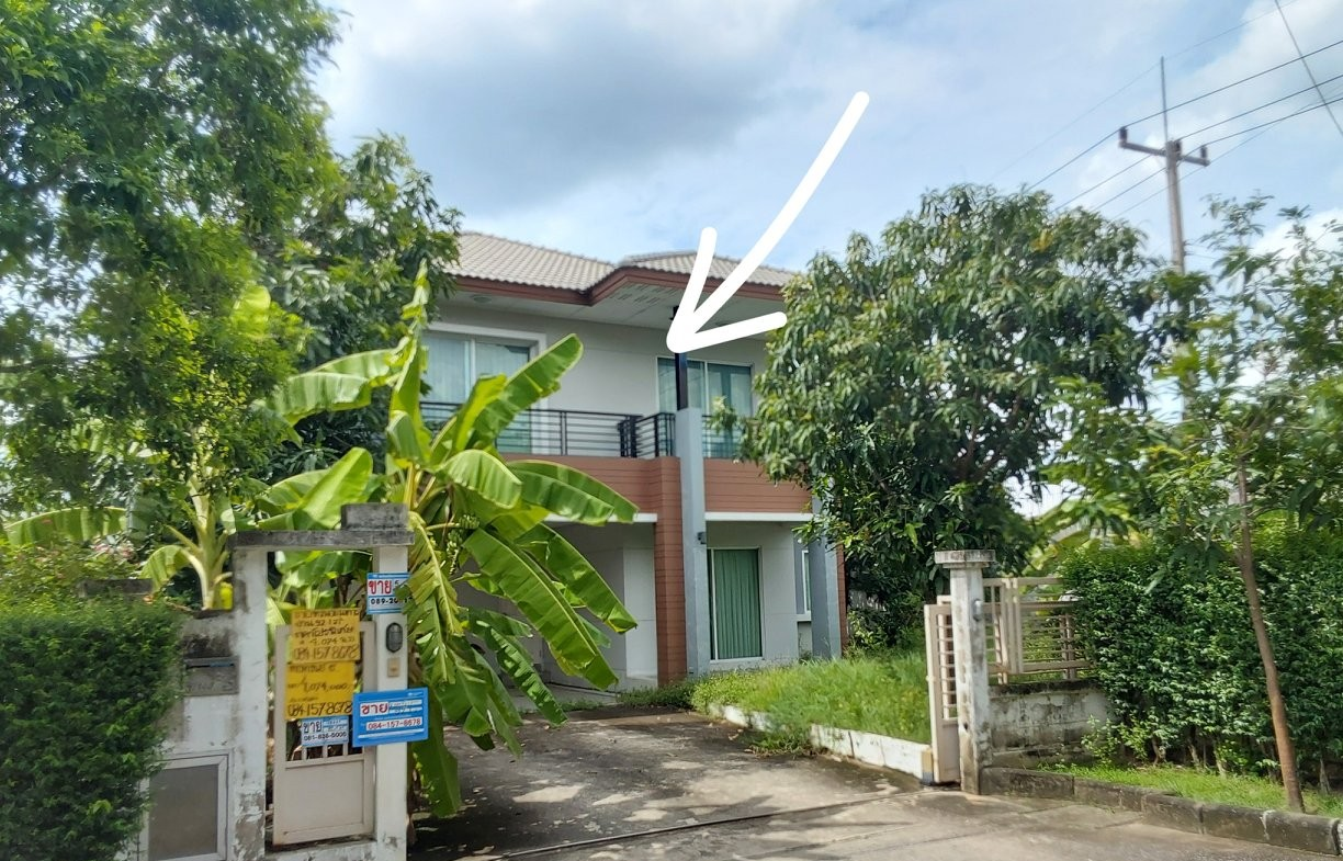 รูป บ้านเดี่ยว เนื้อที่ทั้งหมด 368.4 ตารางเมตร 5/146 หมู่บ้านธัญธานี(โฮมออนกรีน) ตำบลลาดสวาย อำเภอลำลูกกา ปทุมธานี ราคา 6,402,000 บาท - รูปที่ 1/3