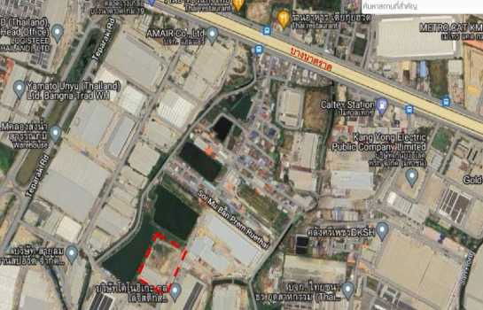 รูป ขาย โรงงานพร้อมที่ดิน  7-1-49.5 ไร่ บางนา กม.19 ผังสีม่วง ใกล้ทางด่วน เเปลงสวยมาก - รูปที่ 2/6