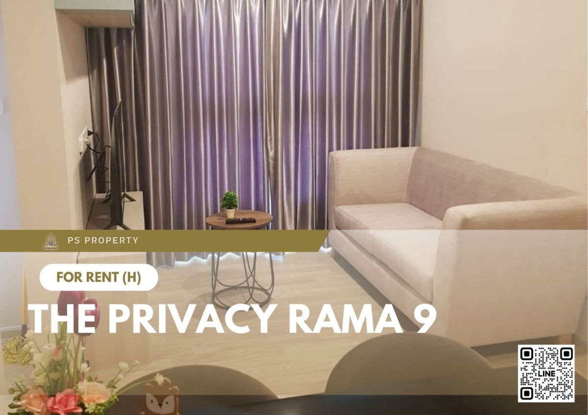 picture For rent ✨ The Privacy Rama 9 ✨ 2 bedrooms, fully furnished and equipped with appliances, near airport link - 1/11