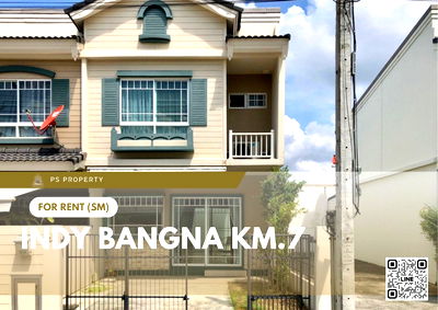 Townhouses for rent : Townhouse for rent ✨ Indy Bangna Km.7 ✨ 2 bedrooms, 3 bathrooms, fully furnished and equipped with appliances