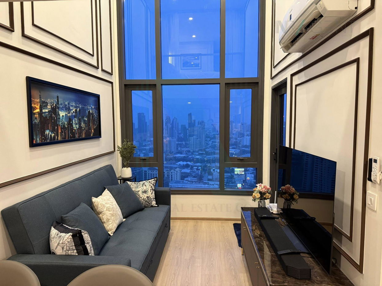 picture 🚩 For Rent Condo LIFE RAMA 4-ASOKE Building 1, Floor 34,Duplex, Room size 43 sqm - 3/8