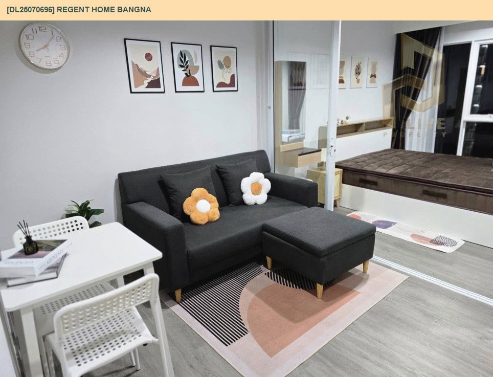 รูป DL25070696 ให้เช่าคอนโด รีเจ้นท์ โฮม บางนา (Regent home bangna) ใกล้ BTS บางนา พร้อมเข้าอยู่ โทรด่วน 0638692663 LineID @655ebbvc - รูปที่ 4/7
