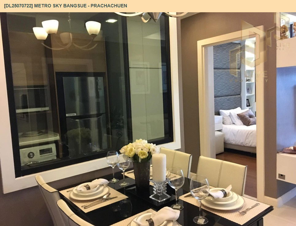 picture DL25070722 Condo for rent, Metro Sky Bangsue - Prachachuen near MRT บางซ่อน, ready to move in, call urgently 0656133286 LineID @655ebbvc - 6/6