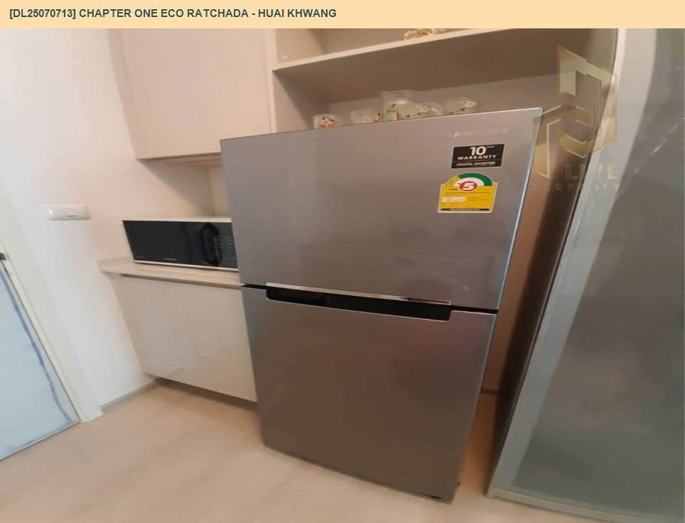 รูป DL25070713 ให้เช่าคอนโด แชปเตอร์ วัน อีโค รัชดา - ห้วยขวาง (Chapter One Eco Ratchada - Huai Khwang ) ใกล้ MRT ห้วยขวาง พร้อมเข้าอยู่ โทรด่วน 0638692663 LineID @534wlwof - รูปที่ 5/6