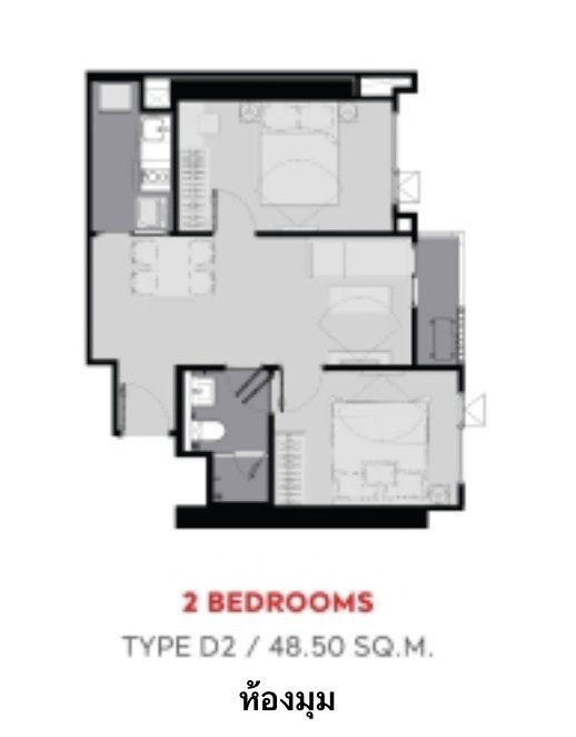 picture @Condorental condo for rent Life Asoke - Rama 9 - 25/26