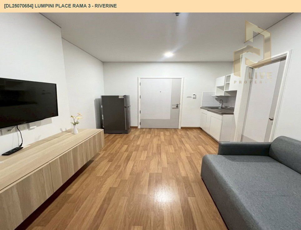picture DL25070654 Condo for rent, Lumpini Place Rama 3 - Riverine near -, ready to move in, call urgently 0656133286 LineID @534wlwof - 8/11