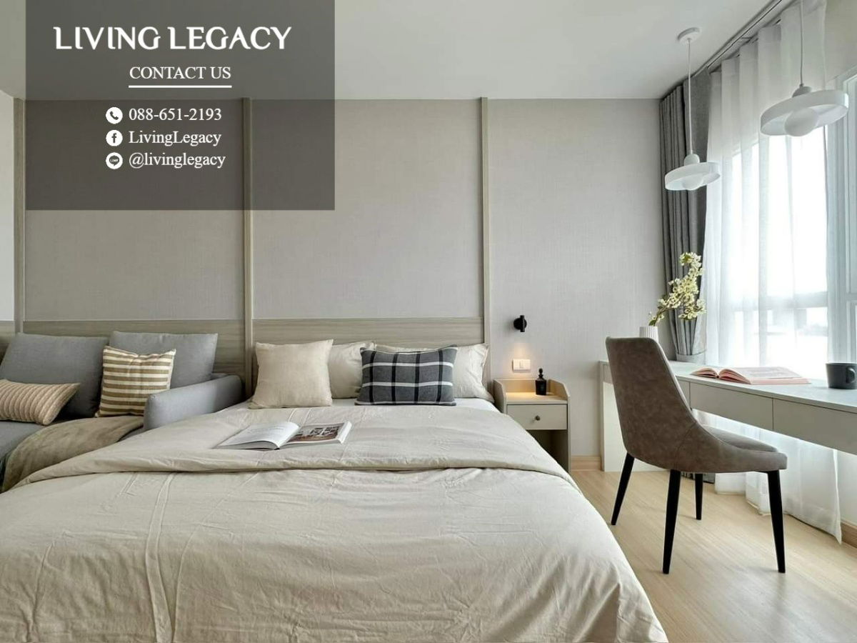 picture SMO3EY Condo For Rent Supalai Veranda Ramkhamhaeng 28 Sq.M. Floor 7 Building A line id : @livinglegacy - 4/9