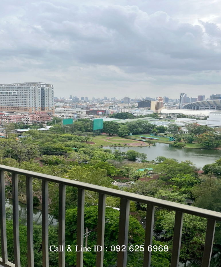 picture For rent 🏠 Supalai Veranda Ramkhamhaeng Condo 🏠 2 bedrooms, 2 bathrooms 🚆 1 double bed, ready to move in, near Ramkhamhaeng University - 7/7
