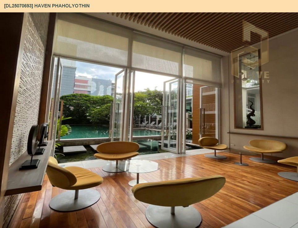 รูป DL25070693 ให้เช่าคอนโด ฮาเว่น พหลโยธิน (Haven Phaholyothin) ใกล้ - พร้อมเข้าอยู่ โทรด่วน 0638692663 LineID @655ebbvc - รูปที่ 9/10