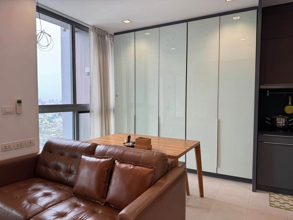 รูป WS1596 🏙 ให้เช่า Ideo Q Phayathai ห้อง Duplex เพดานสูง วิวสวยโล่ง ชั้นสูง เพียง 38,000 บาท / เดือน - รูปที่ 4/24