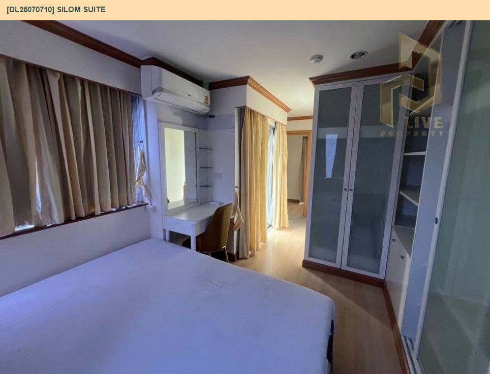 รูป DL25070710 ให้เช่าคอนโด สีลม สวีท (Silom Suite) ใกล้ BTS เซนต์หลุยส์ พร้อมเข้าอยู่ โทรด่วน 0638692663 LineID @655ebbvc - รูปที่ 9/15