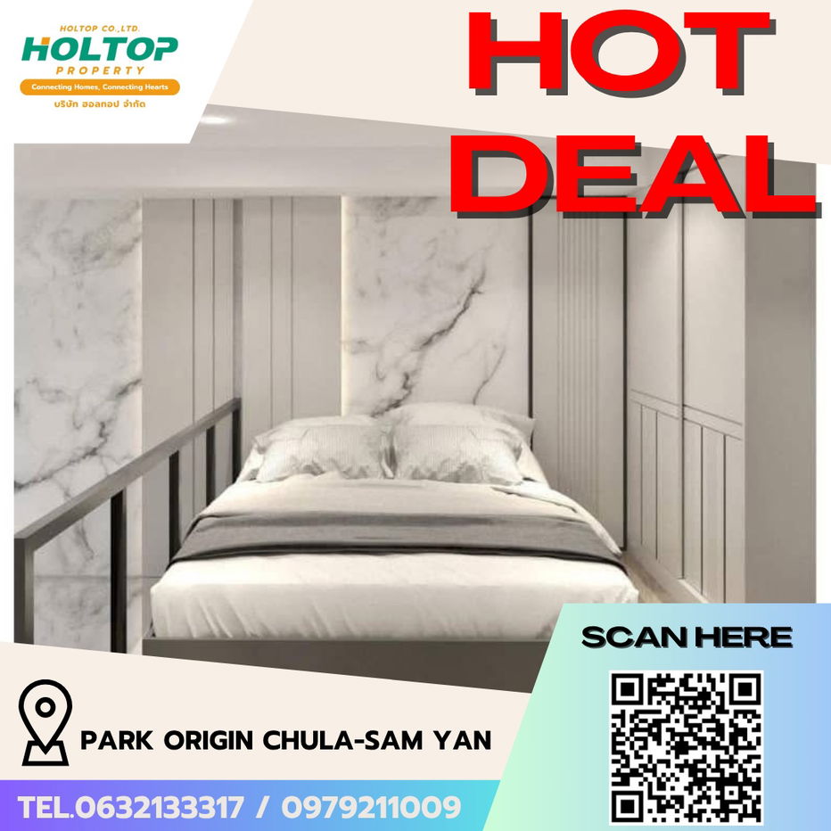 picture #R5275 Condo for rent Park Origin Chula-Sam Yan  - 1/11