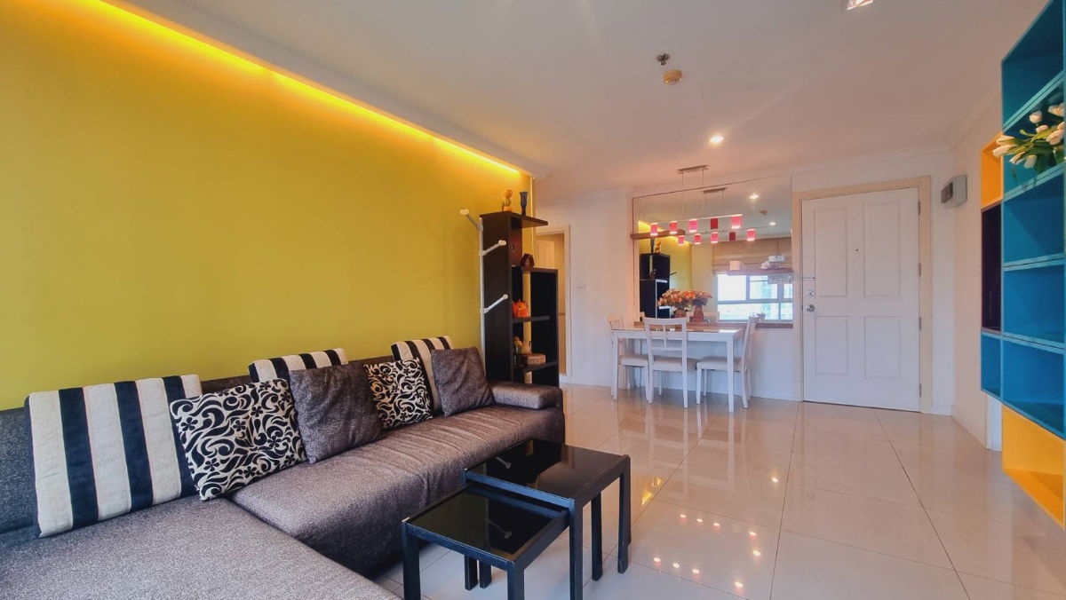 picture For rent: Lumpini Place Rama 9, 2 bedrooms,only 27,000 baht fully furnished (with washing machine) )Corner room,near MRT Rama 9, near Central Rama 9 - 6/9