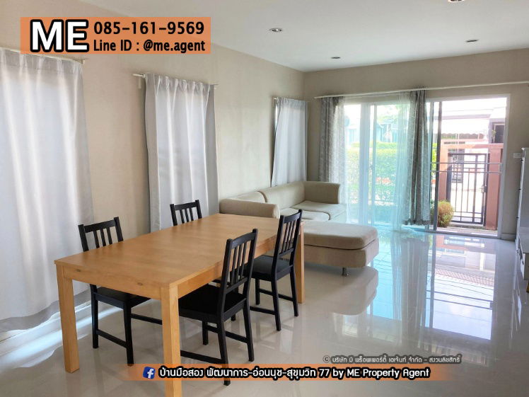 รูป ขาย บ้านเดี่ยว Passorn Prestige Luxe หลังมุม เฟอร์นิเจอร์ครบ พร้อมเข้าอยู่ ใกล้เอกมัย ทองหล่อ สุขุมวิท โทร 064-954-9619 (BD25-38) - รูปที่ 2/12
