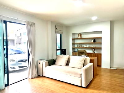 Townhouses for rent Makro Bangbuathong : ‼️ 𝐅𝐎𝐑 𝐑𝐄𝐍𝐓 Twin house near Central Westgate, Plano Town Ratchaphruek-345 project 🌟 Rent 20,000 baht Code #HOME0725319 ☎️ Add Line @36condo