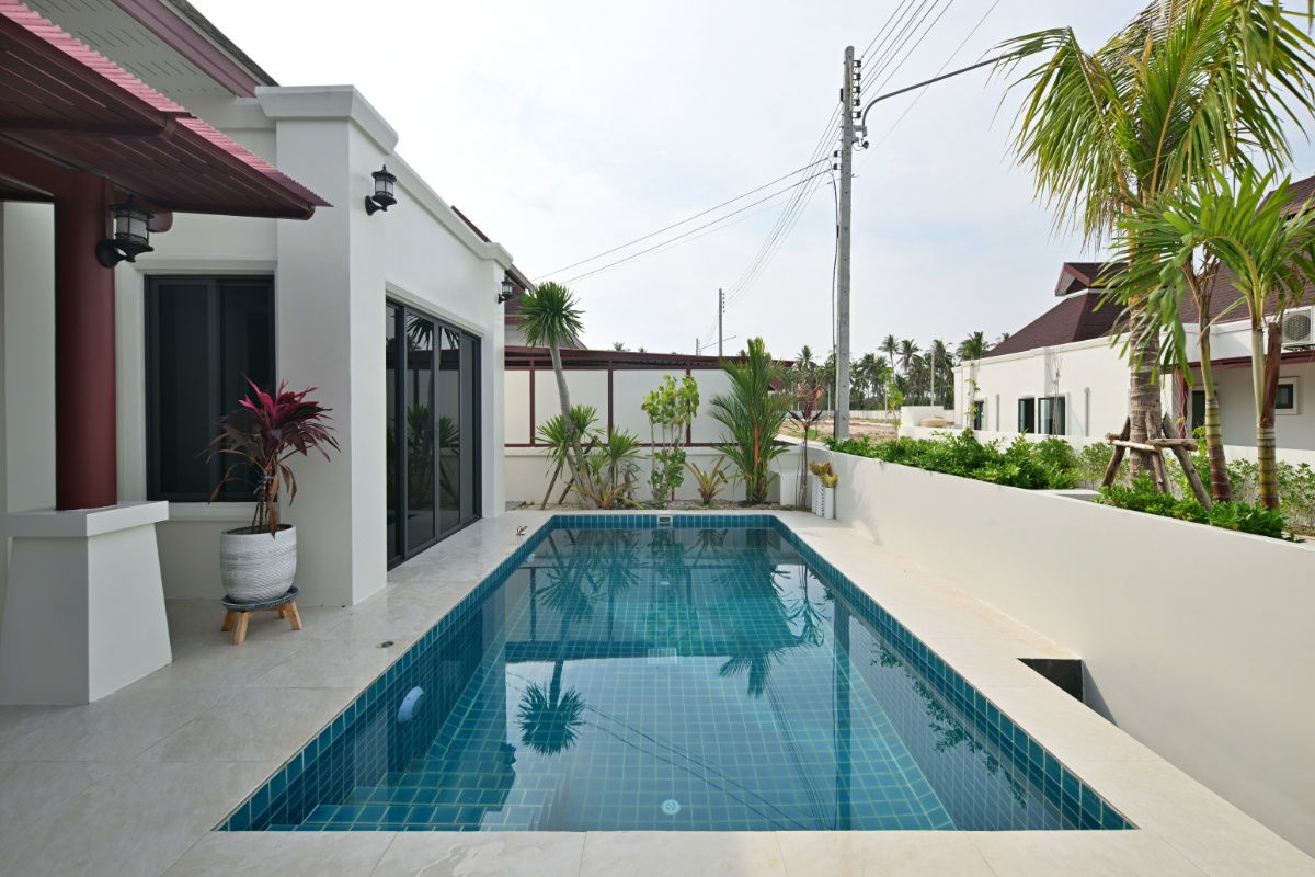 รูป ขายบ้านพูลวิลล่า พร้อมที่ดินสไตล์ไทยบาหลี - รูปที่ 9/9