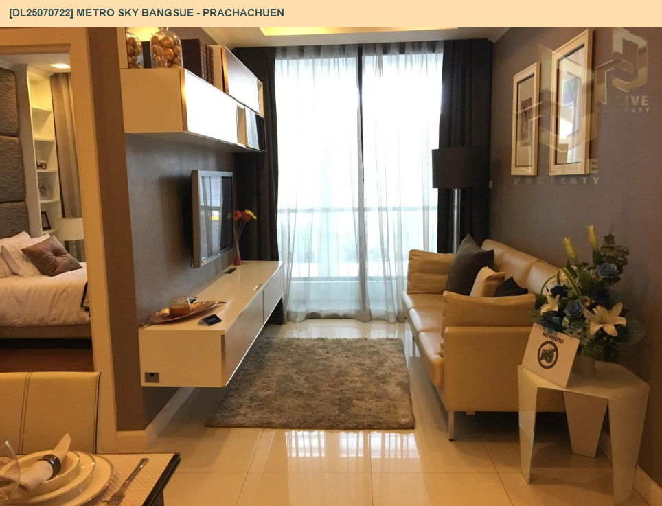 picture DL25070722 Condo for rent, Metro Sky Bangsue - Prachachuen near MRT บางซ่อน, ready to move in, call urgently 0656133286 LineID @655ebbvc - 2/6