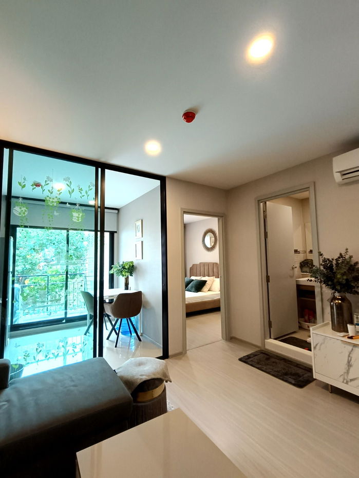 picture For rent !!!  Aspire Asoke-Ratchada | 18K. per month | 35 sq.m.  1Bed 1Bath  3rd Floor - 5/20