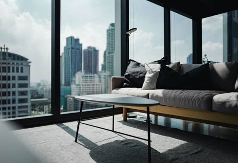 Corner unit  "มูฟอินได้ทันที พร้อมเฟอร์นิเจอร์คุณภาพ” 2 bed 68 Sq.m. เฟอร์สวยครบพร้อมเข้าอยู่ 