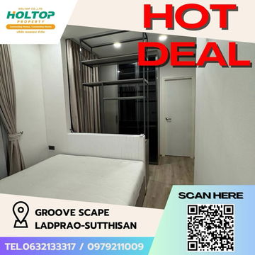 #Z1557 ให้เช่าคอนโด Groove Scape Ladprao-Sutthisan 2