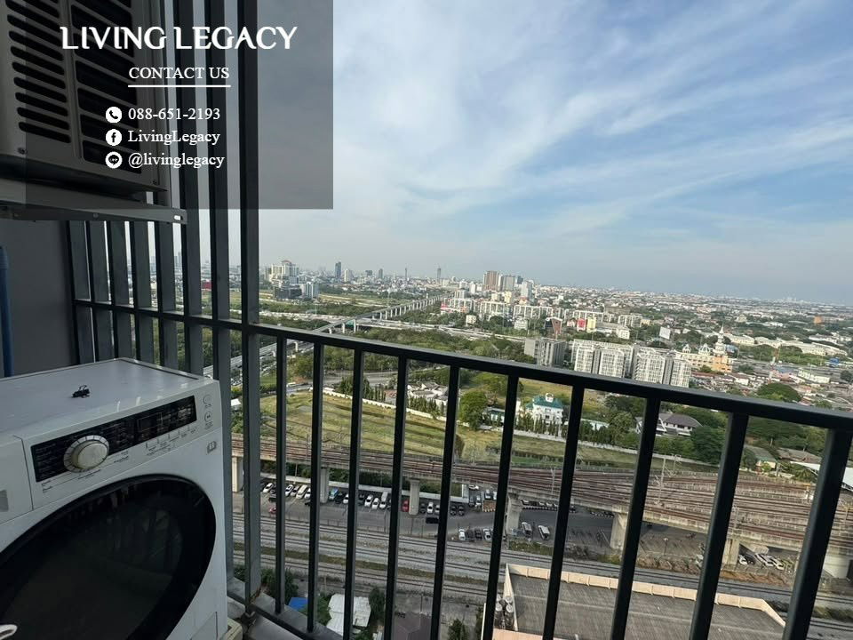 รูป SP8DMV ให้เช่าคอนโด Rich Park @ Triple Station 34 ตร.ม. ชั้น 25 line id : @livinglegacy - รูปที่ 7/7