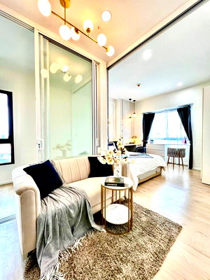 Condos for rent The Nine Rama 9 : P1095 Condo for rent S1 Rama9, 2 bedrooms, beautifully decorated, fully furnished, ready to move in, super special price.