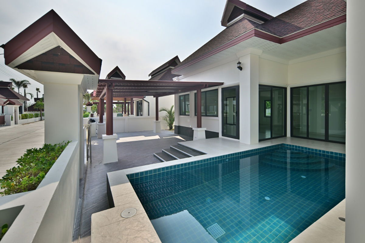 รูป ขายบ้านพูลวิลล่า พร้อมที่ดินสไตล์ไทยบาหลี - รูปที่ 3/9