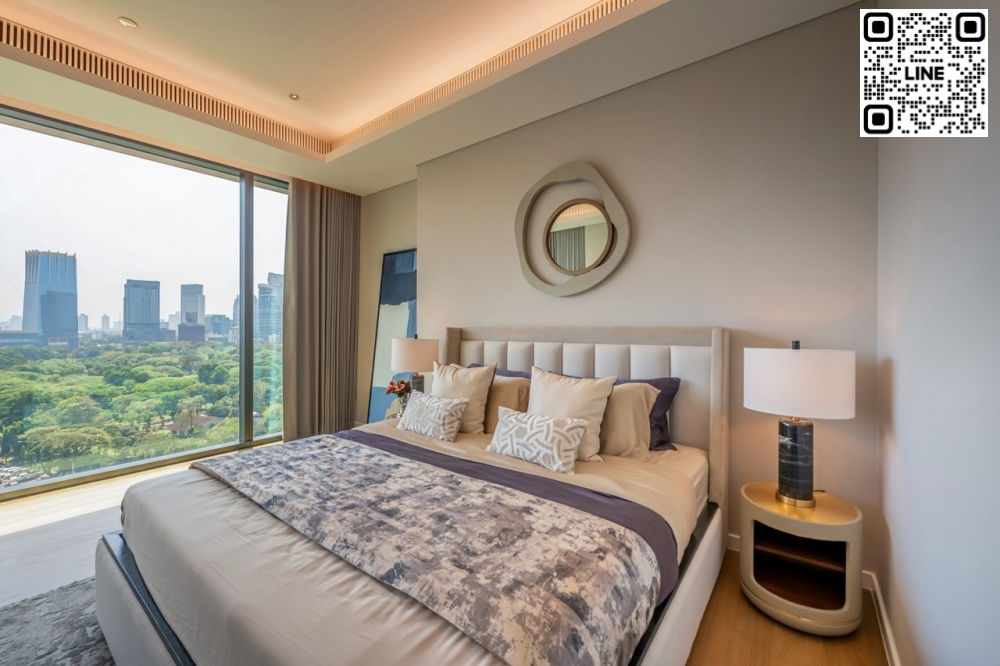 picture ✨Line ID @556ryccg 🚞Luxury condo-Lumphini park view 87 sqm 1 Bedroom Floor14 Sindhorn Tonson, Sarasin road Fully furnished - 4/15