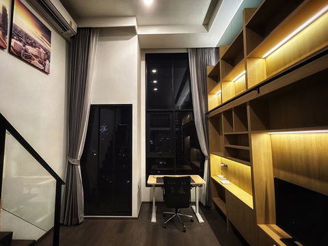 🔐#OL2303_220🔐🗓️𝐅𝐨𝐫 𝐑𝐞𝐧𝐭 ( 35 𝐬𝐪𝐦. Duplex1Bed, 𝟏𝐛𝐚𝐭𝐡 )𝐏𝐚𝐫𝐤 𝐎𝐫𝐢𝐠𝐢𝐧 𝐂𝐡𝐮𝐥𝐚 - 𝐒𝐚𝐦𝐲𝐚𝐫𝐧