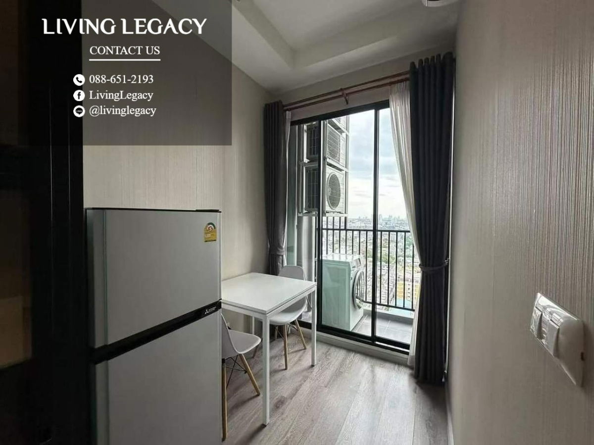 picture SN92L1 Condo For Rent KnightsBridge Collage Ramkhamhaeng 31 Sq.M. Floor 20 line id : @livinglegacy - 4/7