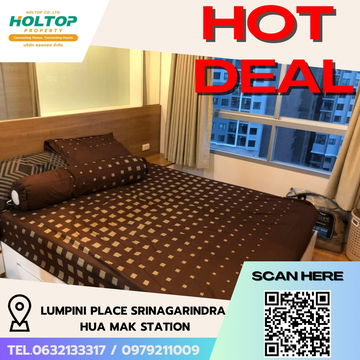 #R5282 Condo for rent Lumpini Place Srinagarindra - Hua Mak Station