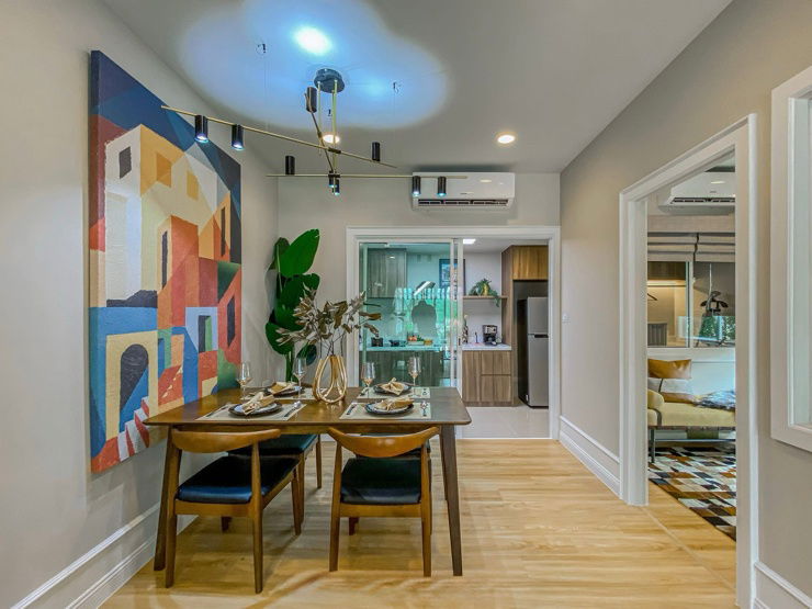 รูป ขายบ้านตัวอย่างพร้อมตกแต่ง แปลงมุม หน้ากว้าง 🏡 สิริเพลส รังสิต2 ทาวน์โฮม พร้อมเข้าอยู่ 📍 - รูปที่ 1/15