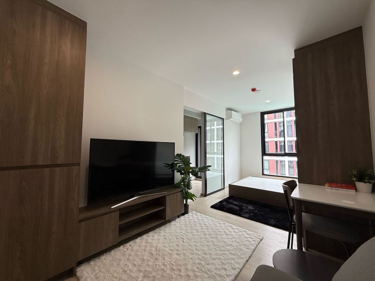 picture Condo For Rent | Pool View The Best Value In The Project “Nue Core Khu Khot Station” 24 Sq.m. Near BTS Khu Khot - 2/6