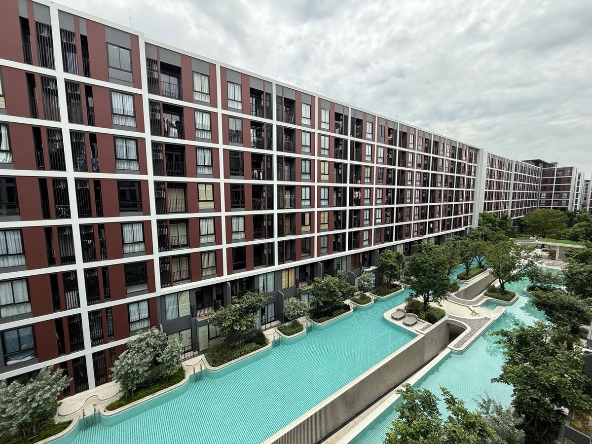 picture Condo For Rent | Pool View The Best Value In The Project “Nue Core Khu Khot Station” 24 Sq.m. Near BTS Khu Khot - 5/6