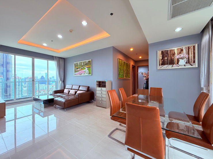 รูป ให้เช่า 3 ห้องนอน Menam Residences ใกล้ นานาชาติโชรส์เบอรี - รูปที่ 1/10
