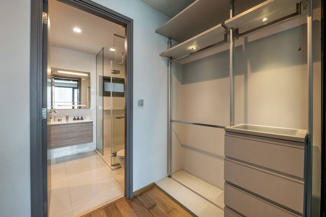 picture Condo for Rent Keyne by Sansiri, 1 Bedroom 54 Sqm Fully Furnished with bathtub Near BTS Thonglor, Ekkamai, Phrom Phong, Sukhumvit : YA25R-014 - 8/11