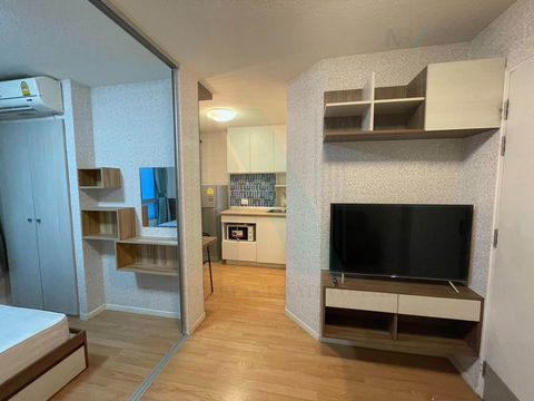 📌 For Rent Condo LUMPINI VILLE ONNUT - LAT KRABANG Building C, Floor 4,1 bed room, Room size 23 sqm