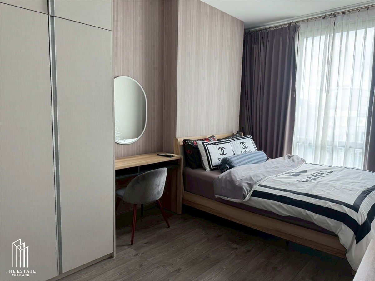picture Condo for RENT Whizdom Avenue Ratchada-Ladprao High floor 20+ city view, beautifully decorated, electrical appliances, fully furnished, near MRT,  - 6/8