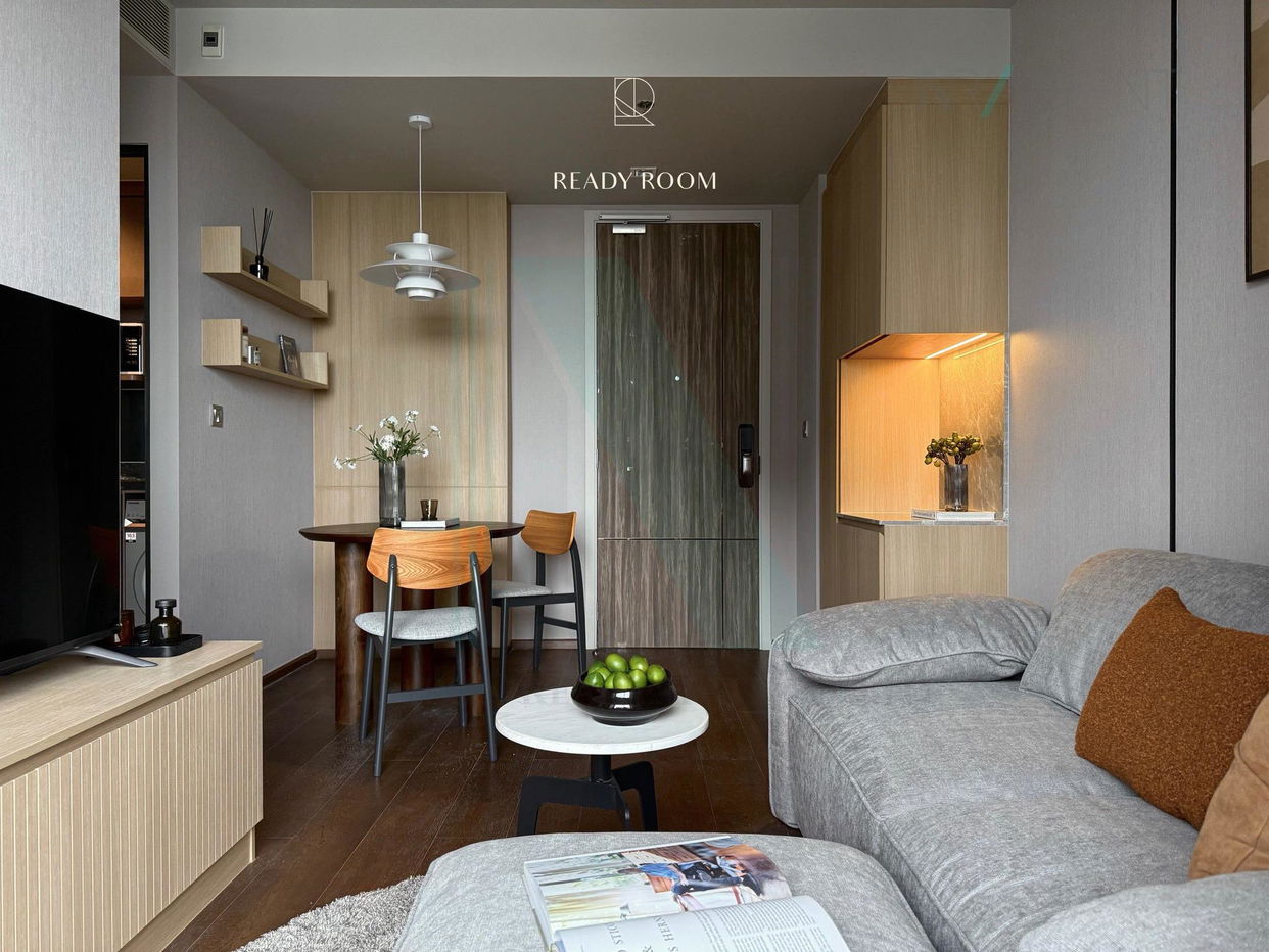 picture 🔺 For Rent Condo IDEO Q SUKHUMVIT 36 Building 1, Floor 18,1 bed room, Room size 45 sqm - 2/8