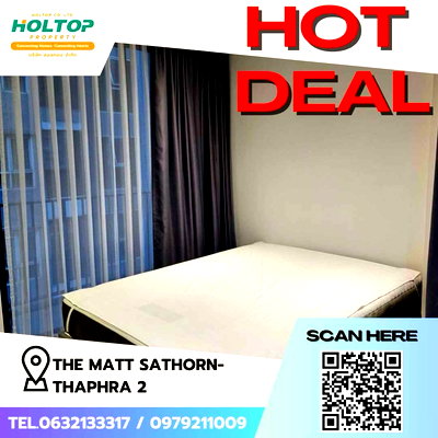คอนโดให้เช่า : #Z1553 ให้เช่าคอนโด The Matt Sathorn-Thaphra 2