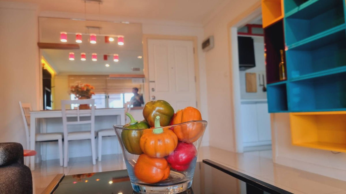 picture For rent: Lumpini Place Rama 9, 2 bedrooms,only 27,000 baht fully furnished (with washing machine) )Corner room,near MRT Rama 9, near Central Rama 9 - 9/9