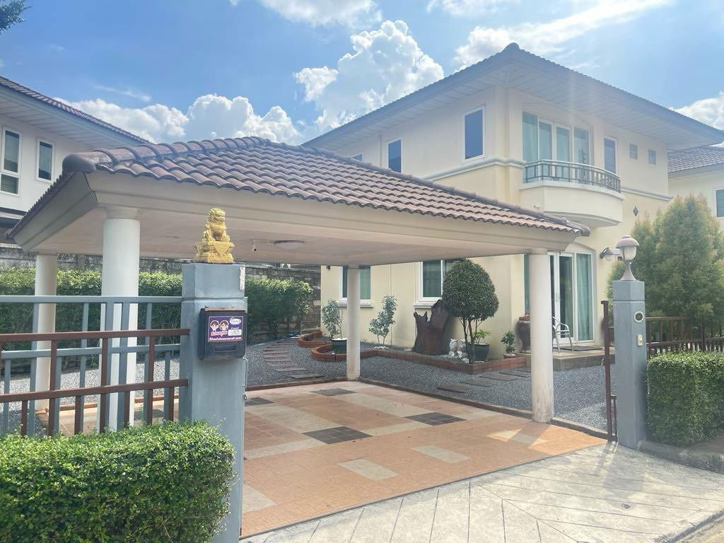 picture sale, 2-storey detached house, good location in the project, Khuan Lang area, size 72.2 sq.w., 3 bedrooms, selling for 4.5 million baht - 2/10