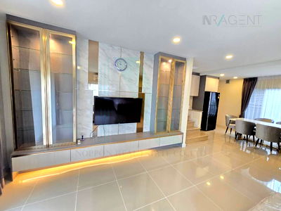 Houses for sale Lat Krabang : 🚩 For Sell House PERFECT PLACE RAMA 9-KRUNGTHEPKREETHA 2-story 4 bedroom 3 bathroom