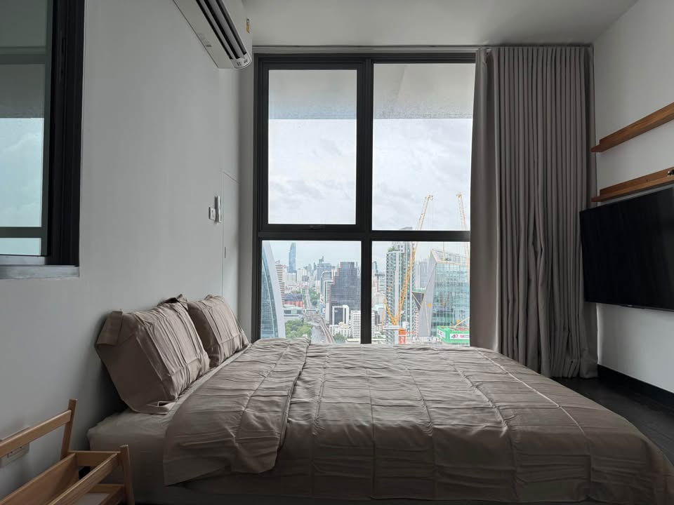 รูป WS1596 🏙 ให้เช่า Ideo Q Phayathai ห้อง Duplex เพดานสูง วิวสวยโล่ง ชั้นสูง เพียง 38,000 บาท / เดือน - รูปที่ 18/24