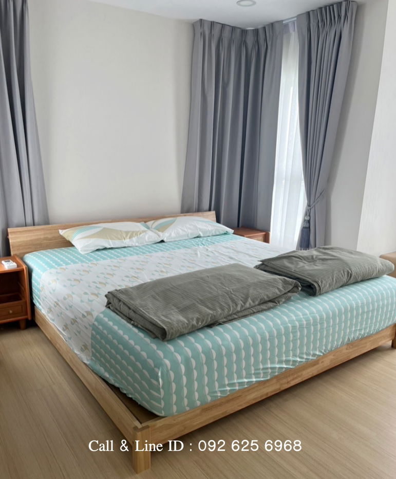picture For rent 🏠 Supalai Veranda Ramkhamhaeng Condo 🏠 2 bedrooms, 2 bathrooms 🚆 1 double bed, ready to move in, near Ramkhamhaeng University - 3/7