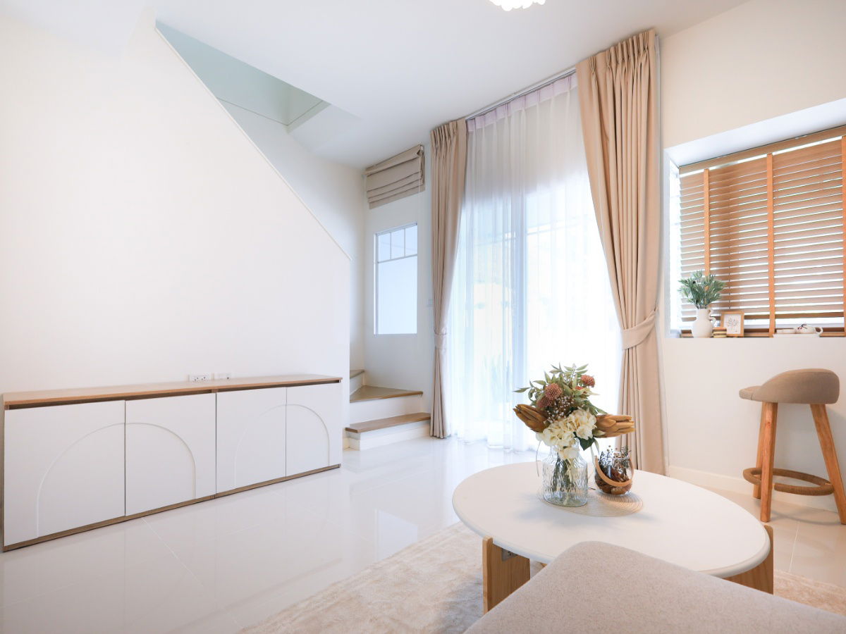 รูป ขายบ้าน อินดี้3 ประชาอุทิศ90 ห้องตกแต่งใหม่สวยตรงปก เพียง 2.35 ล. เดินทางสะดวกใกล้ทางด่วน - รูปที่ 3/47