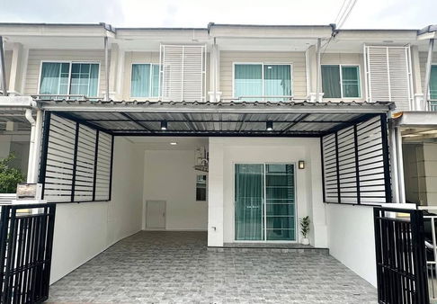 ปล่อยเช่าทาวน์โฮม พฤกษาวิลล์ 75 ราชพฤกษ์-แม่เหียะ ตกแต่งสไตล์ Modern Minimal เรียบหรู ใกล้สนามบินเชียงใหม่ T.094-6511456